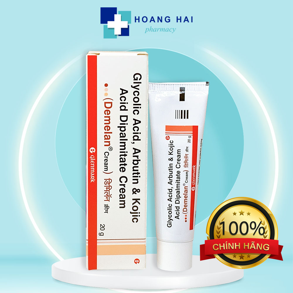 Demelan cream 20g kem dưỡng trắng da, làm sáng da, mờ thâm nám
