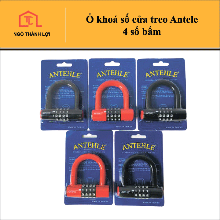 Ổ khoá Antehle 4 số bấm - Khóa số
