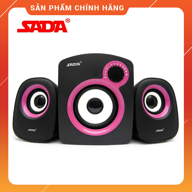 Bộ loa máy vi tính để bàn 2.1 sada d-200b dùng cho tivi, điện thoại, pc - top 10 sản phẩm bán chạy