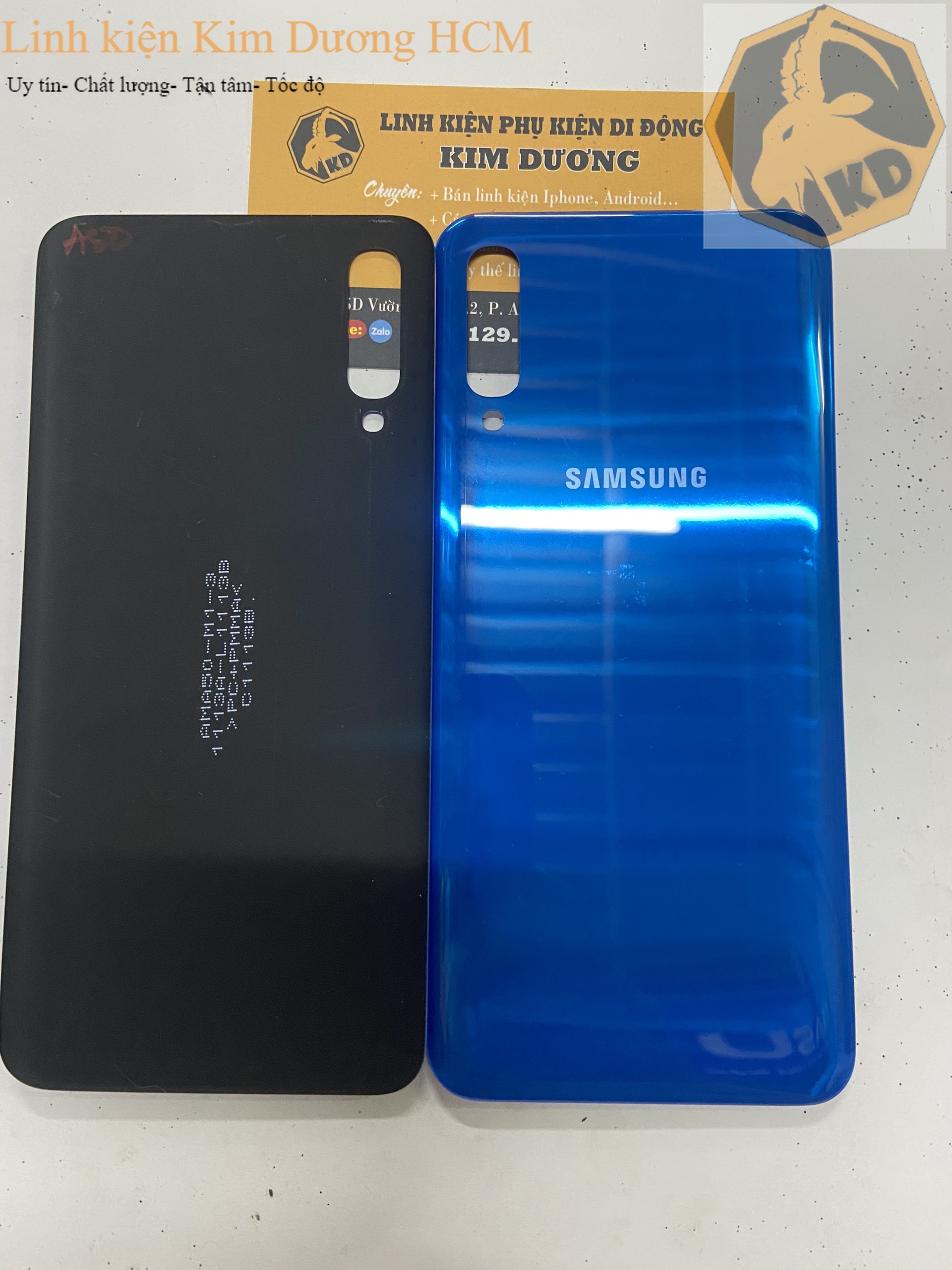 Nắp lưng kính Samsung Galaxy A50
