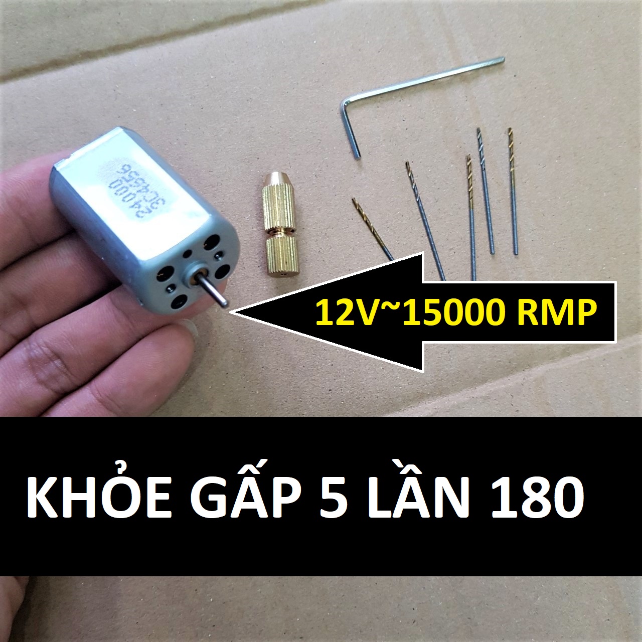 Combo máy khoan mini 280 12V Siêu Khỏe V1 (KHỎE HƠN 180)