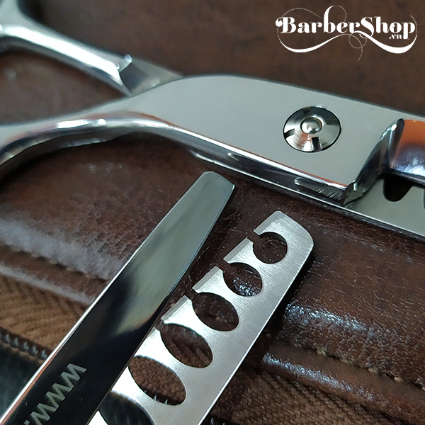 Kéo tỉa tóc răng thưa barber 625 - 12 răng