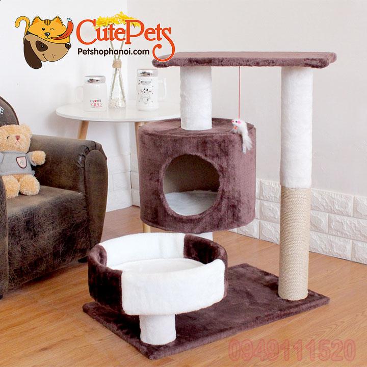 [HOÀN TIỀN 10%]Nhà cây cho mèo Cat Tree 60x40x70cm dành cho mèo - Cutepets