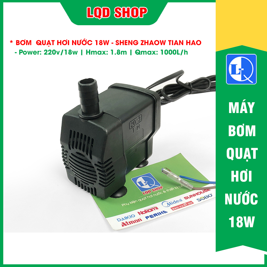 Bơm quạt điều hòa hơi nước 18w DYH - Sheng Zhou Tian Hao