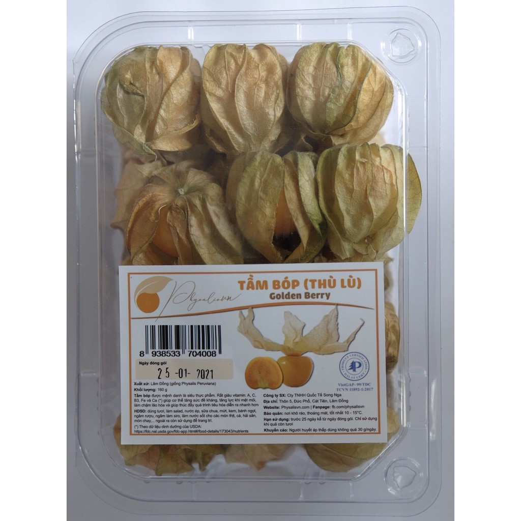 Trái tầm bóp nam mỹ tươi loại 1