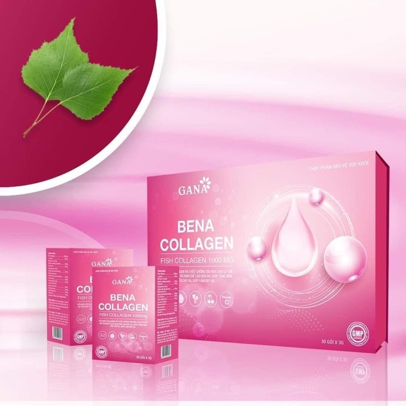 Combo 3h Bena collagen trẻ hóa da ngăn ngừa nếp nhăn sạm nám tàn nhang