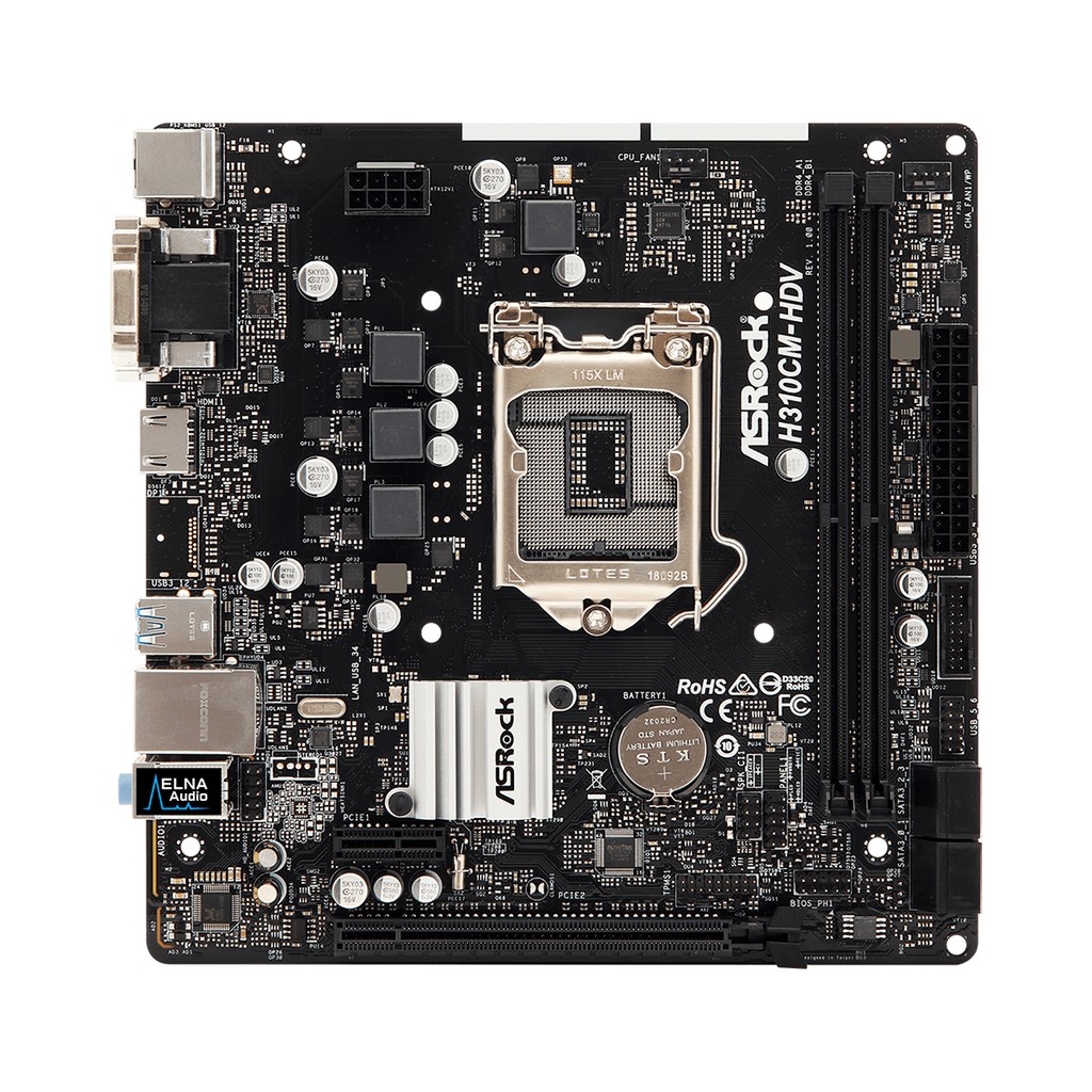 Mainboard asrock h310cm hdv