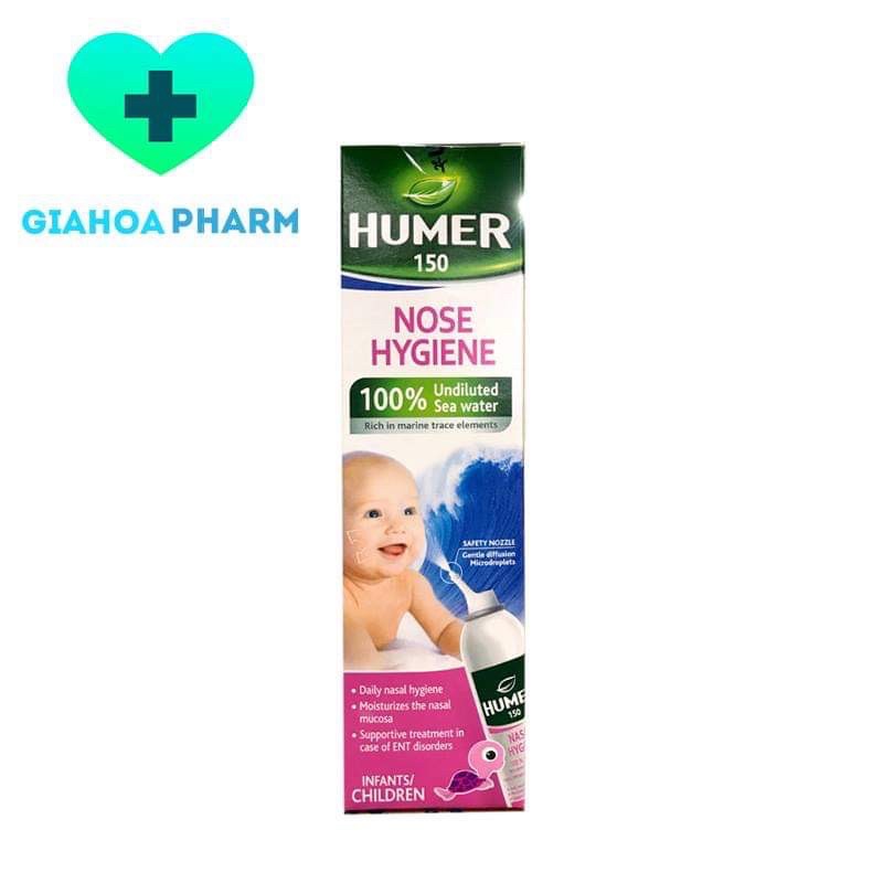 Humer 150 - Xịt vệ sinh mũi hàng ngày trẻ em