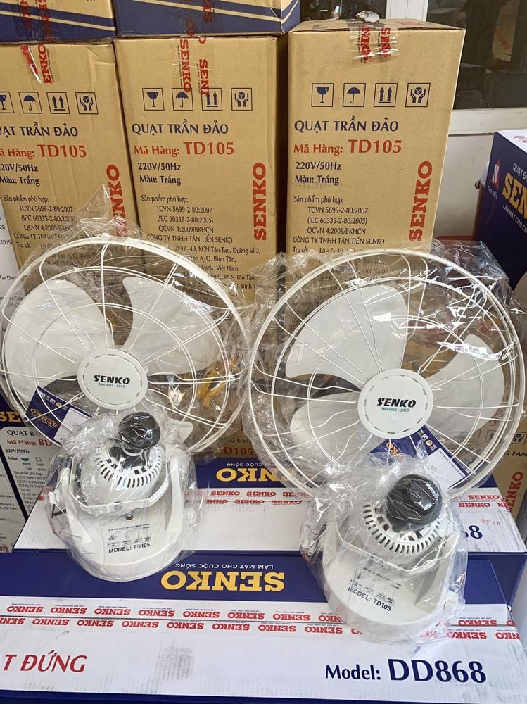 QUẠT ĐẢO TRẦN SENKO HỘP SỐ TD105