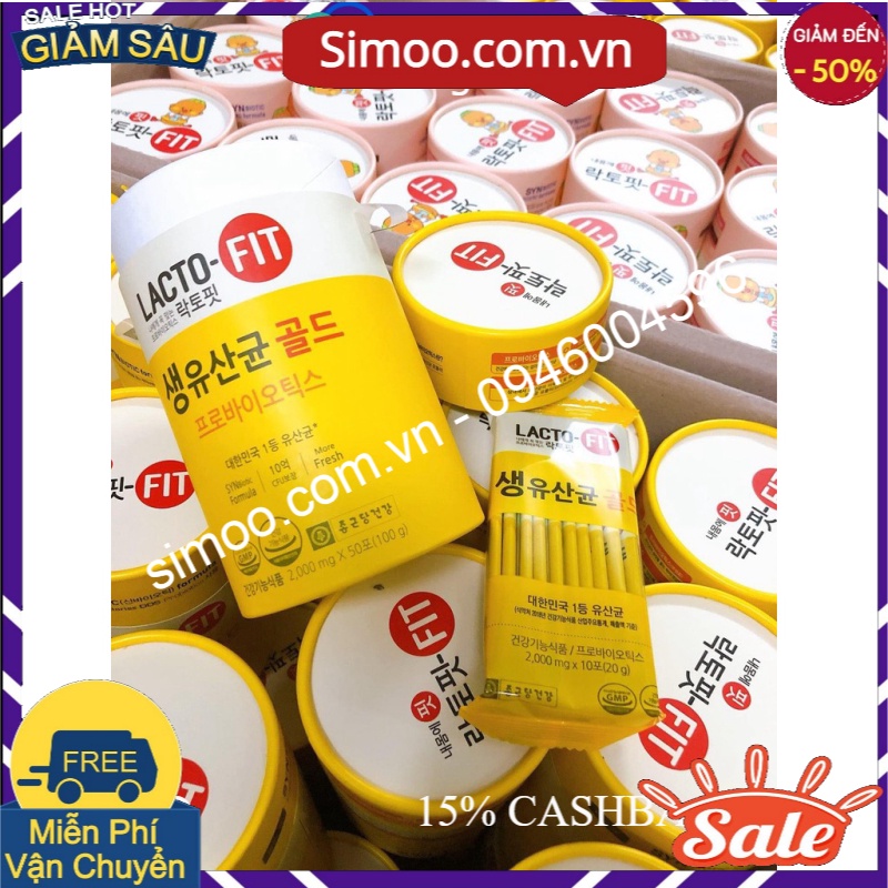 💥 ⚡ SẢN PHẨM CHÍNH HÃNG 💥 ⚡  [HOT] MEN TIÊU HÓA LACTO FIT SỐ 1 HÀN QUỐC