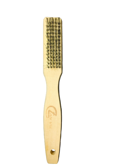 Bàn chải sắt đánh rỉ có tay cầm