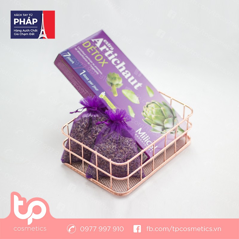Túi Nụ Hoa Lavender Tặng Kèm Milical Extra Artichaut 7 ống