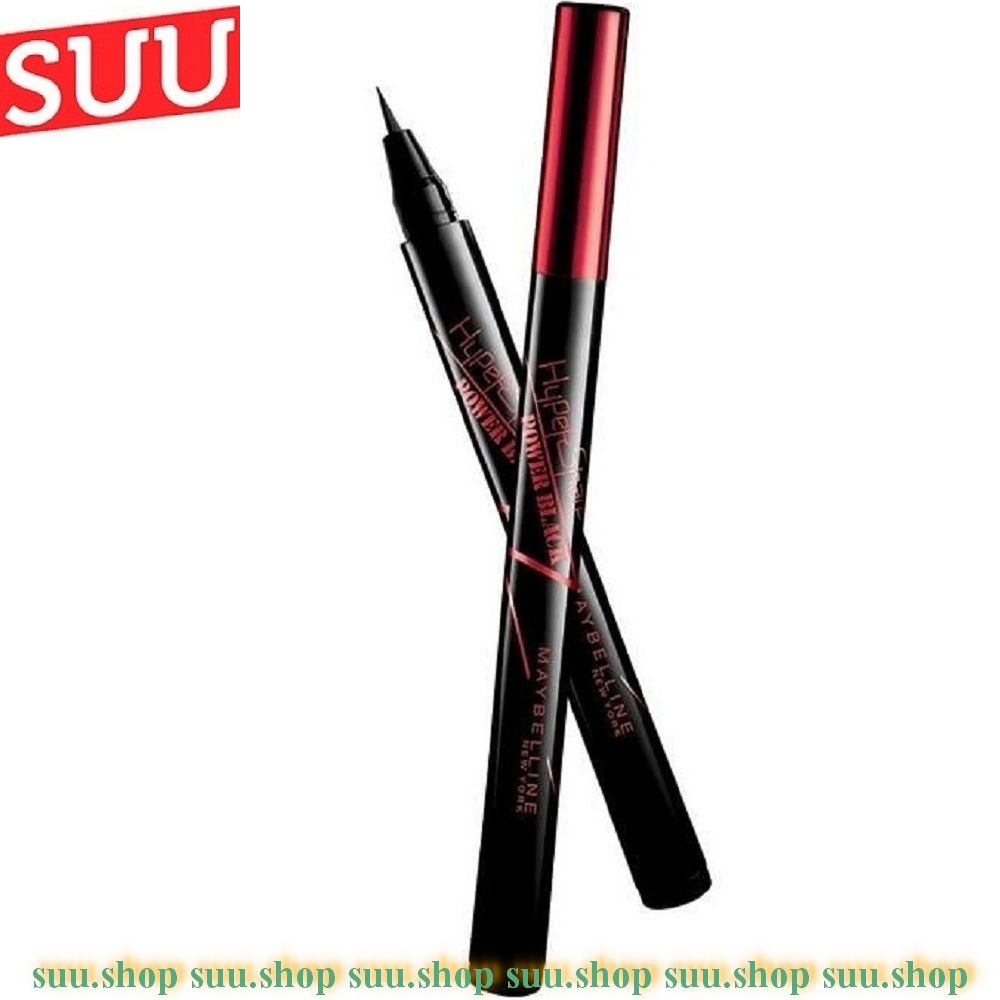 Kẻ Mắt Nước Maybelline Hyper Sharp Power Mực Màu Đen 0.5g.
