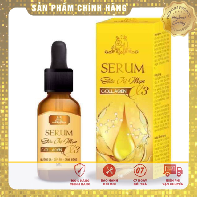 Serum Mụn collagen X3 siêu sạch mụn