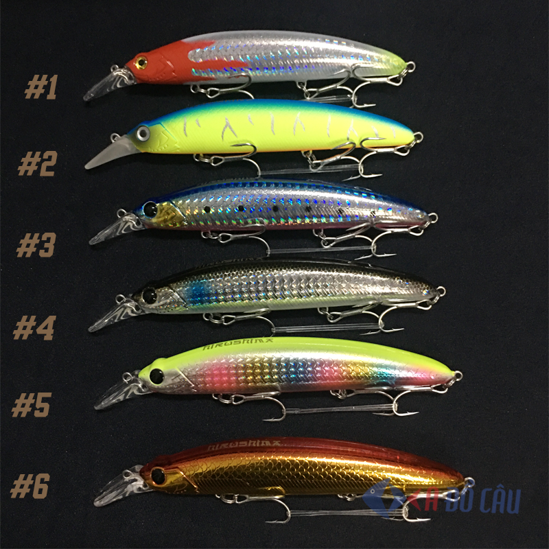 Mồi câu gành biển Minnow Hirushima Ronin 110