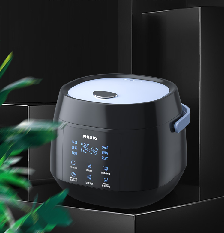 Nồi cơm điện tử philips hd3060,điều khiển cảm ứng,kiểu dáng sang trọng,khả năng nấu cơm ấn tượng, hàng nhập khẩu chánh hãng