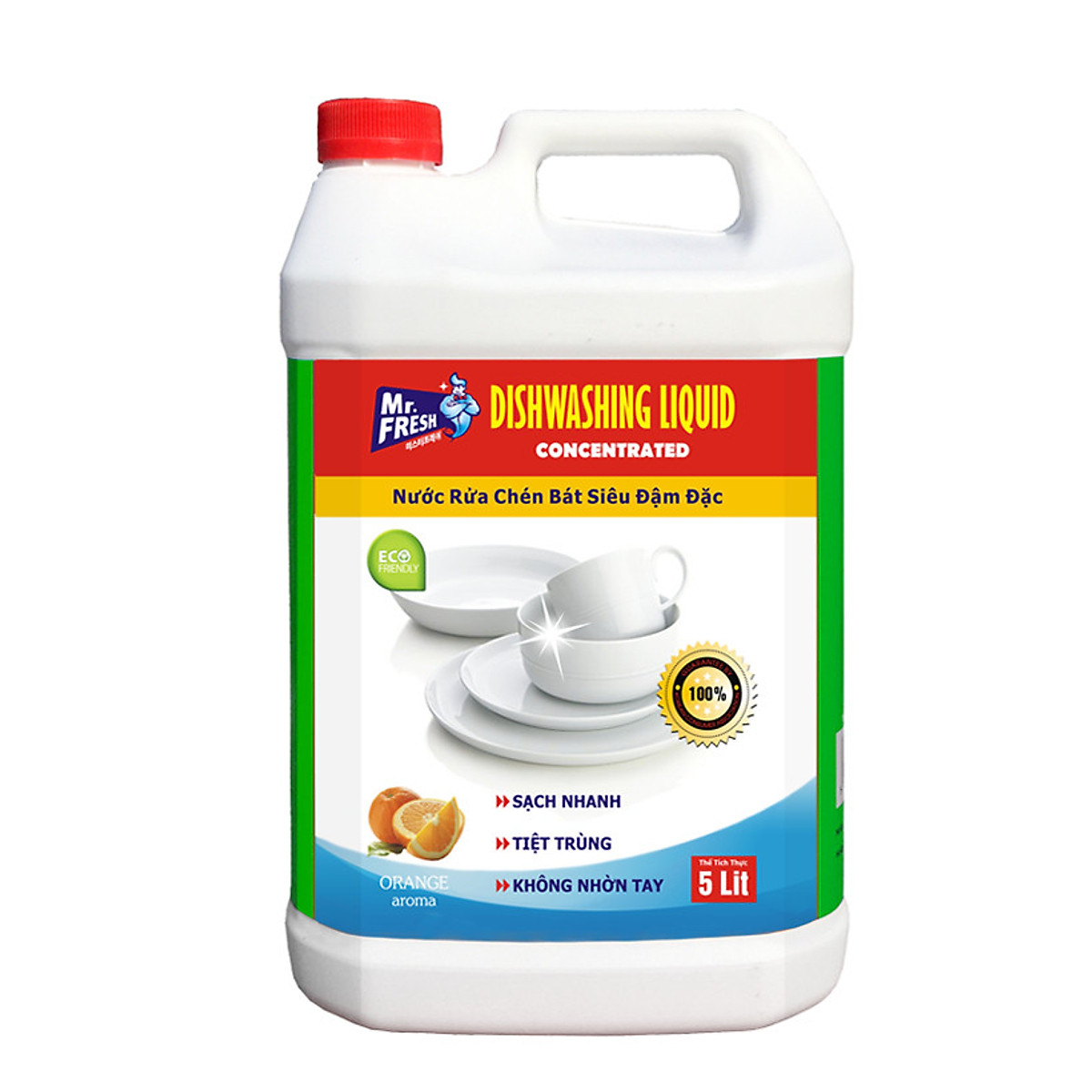 Nước rửa chén bát Mr.Fresh 5L