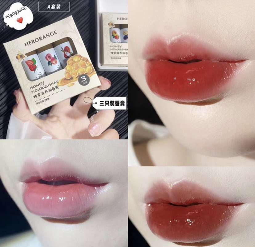 Set son dưỡng ẩm 3 cây 3 vị