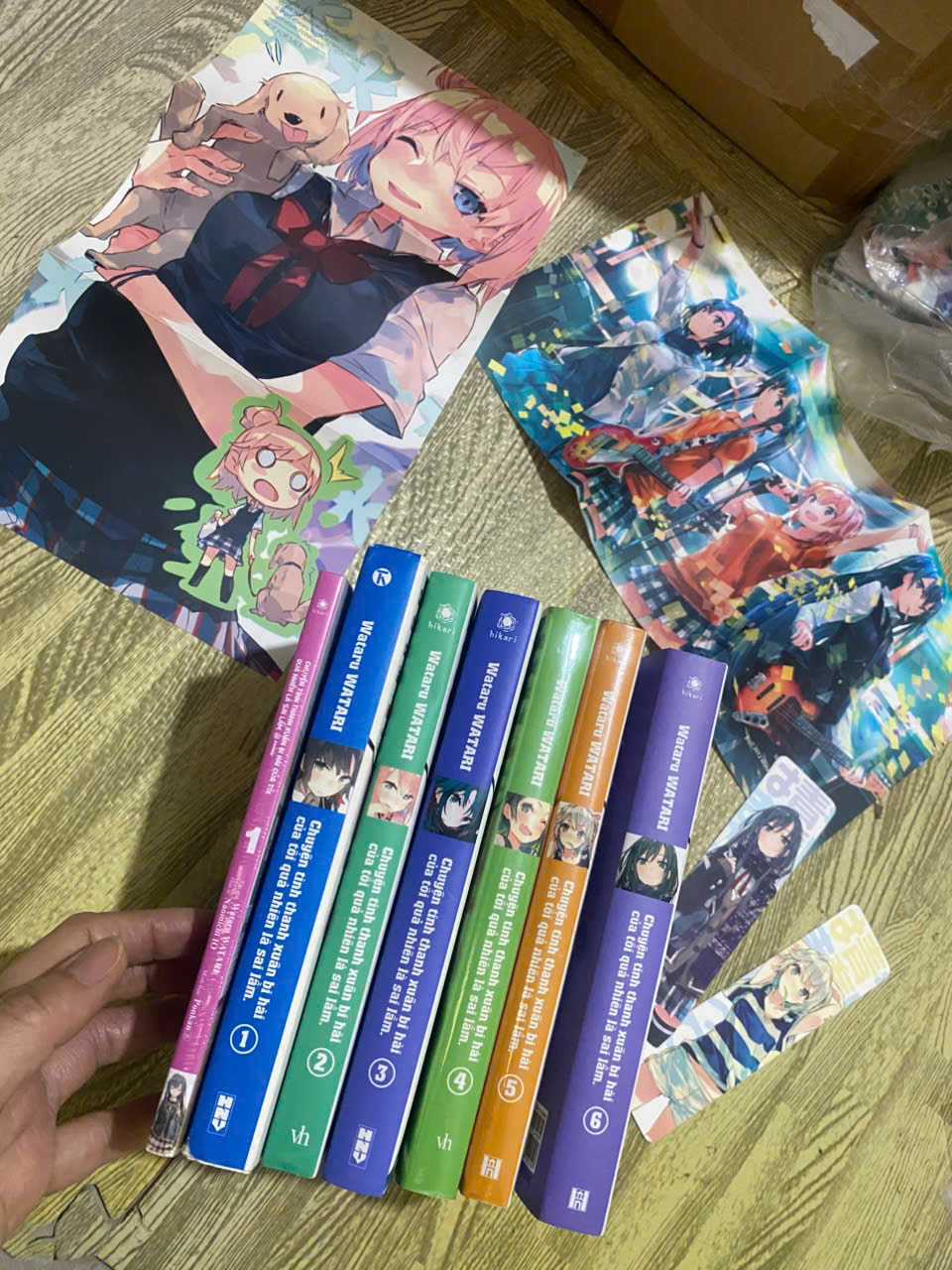 Combo Vởn.O.Vel-Manga My Tragic Youth Love Story Was Indeed a Mistake
