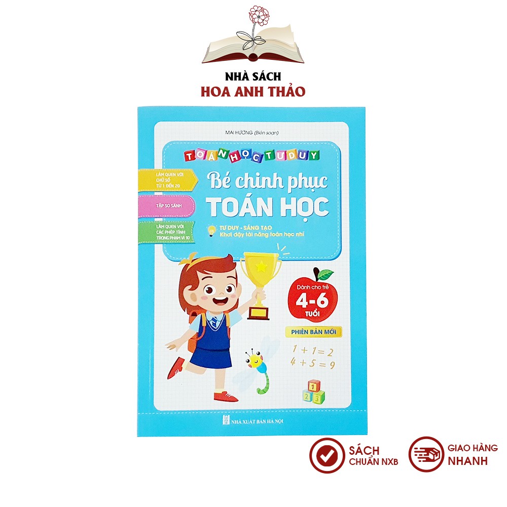 Sách - Bé chinh phục Toán học dành cho trẻ 4-6 tuổi