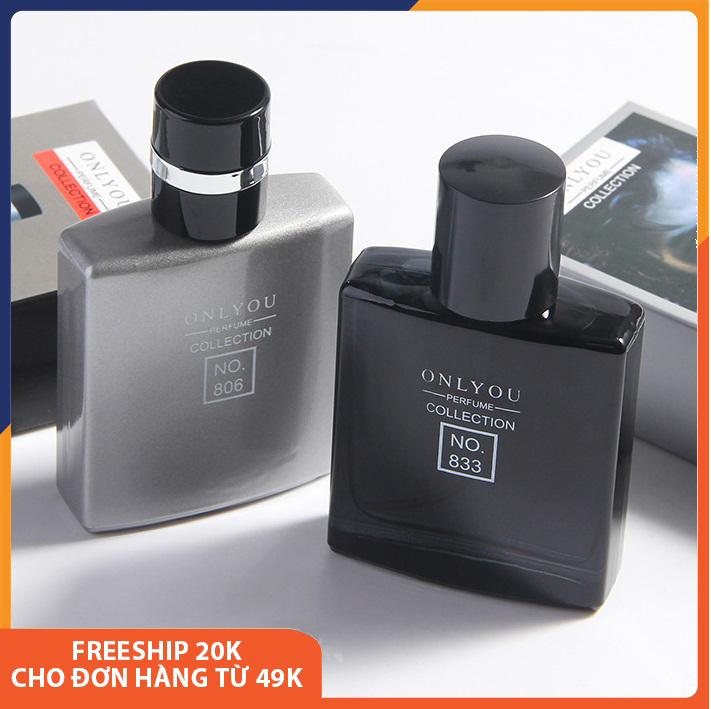 Nước hoa nam thơm lâu quyến rũ dịu nhẹ ONLYOU sang trọng và đẳng cấp, hương thơm mạnh mẽ nhưng mềm mại, mùi hương nam tính bí ẩn, ngọt ngào, dạng xịt bỏ túi, lưu hương lâu, nước hoa nam mini nội địa Trung 30ml Mely MPN021