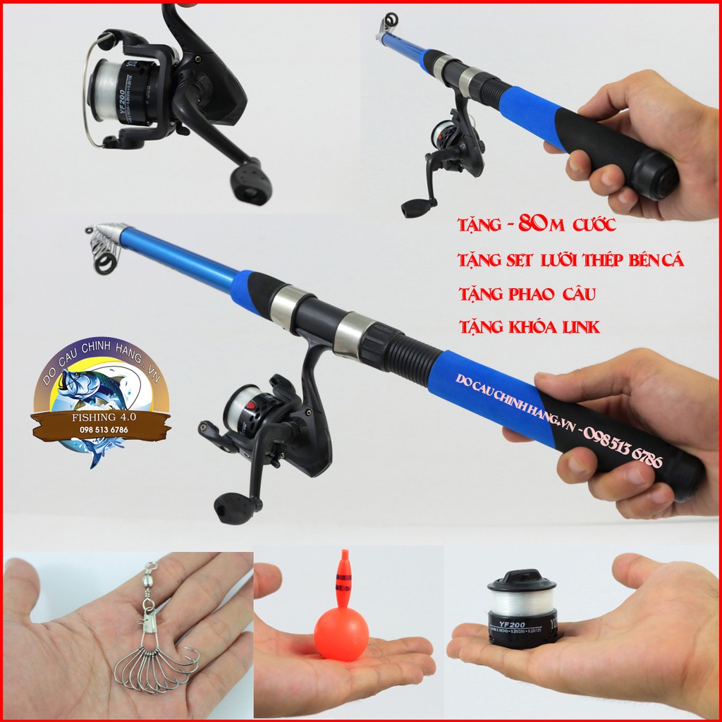Cần rút shimano + máy + phụ kiện giá chỉ từ 130k - cam kết bảo hành đổi trả trong 2 tuần đầu