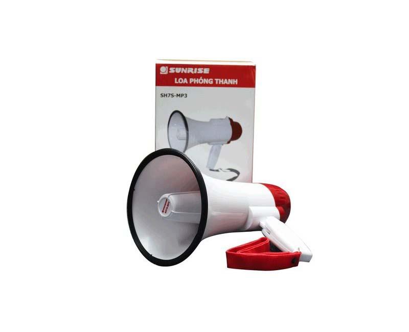 Loa phóng thanh Sunrise SH7S MP3 , Đọc USB ,Kèm Pin sạc