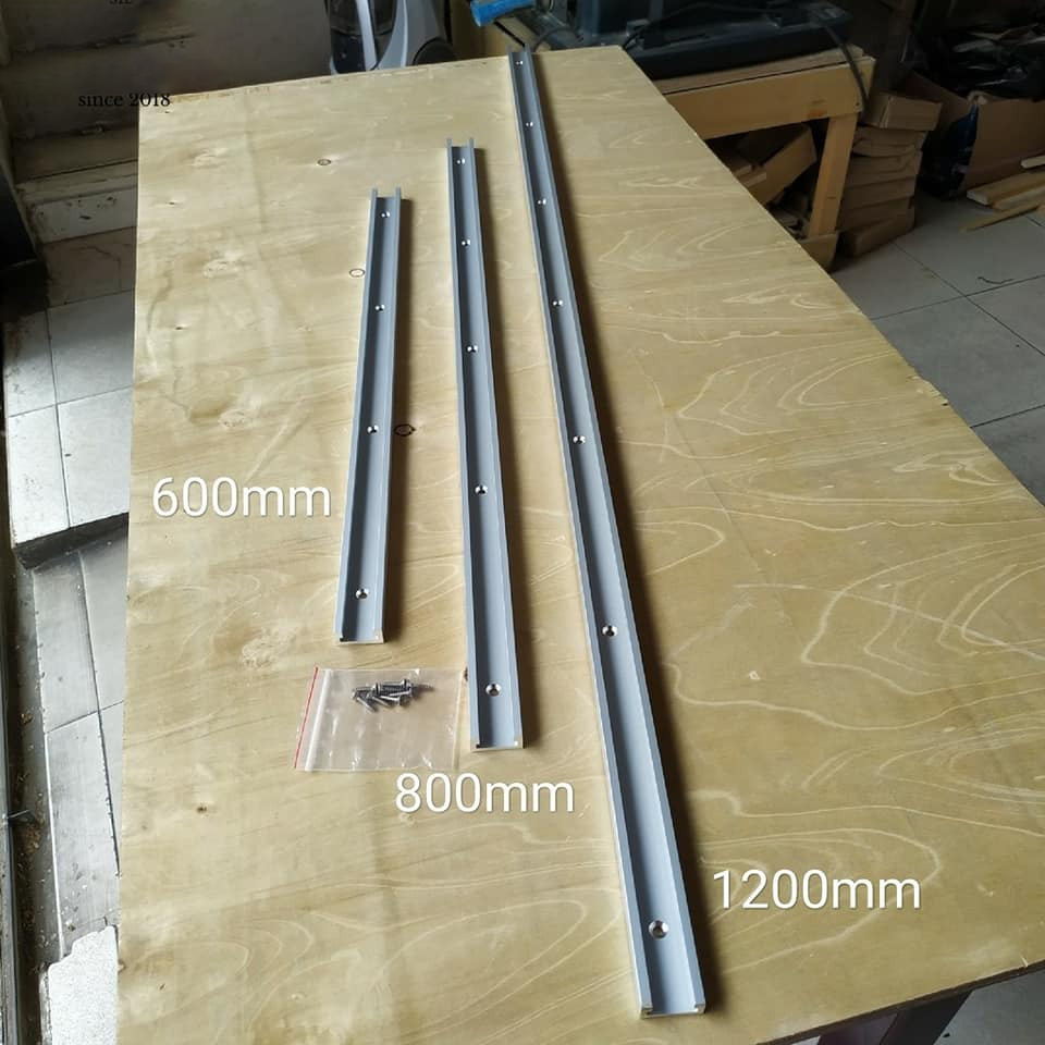 Thanh Ray Trượt Nhôm Chữ U Sử dụng kết hợp Con Trượt Rời