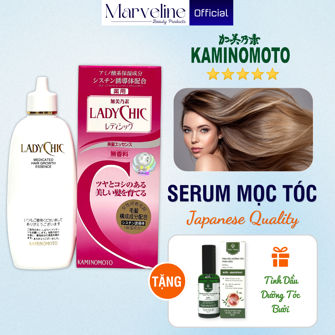 Serum kích thích mọc tóc Kaminomoto Ladychic Nhật Bản dành cho nữ
