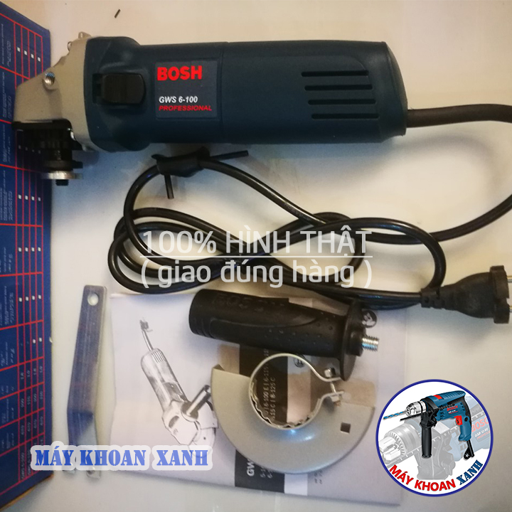 Máy mài cắt cầm tay gws6-100 ruột đồng 670w- ốp cắt 100mm