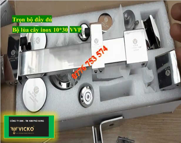 Bộ lùa 10 x 30 inox 304 a02 vvp thái lan chính hãng