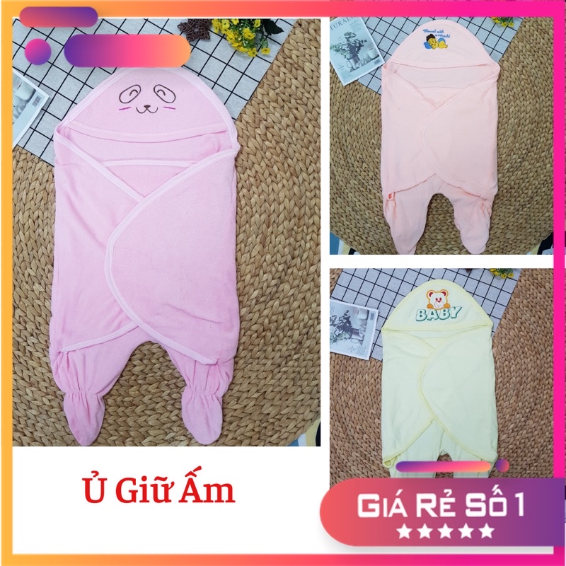 Choàng ủ có chân cho bé sơ sinh túi ủ trùm có chân cho bé sơ sinh