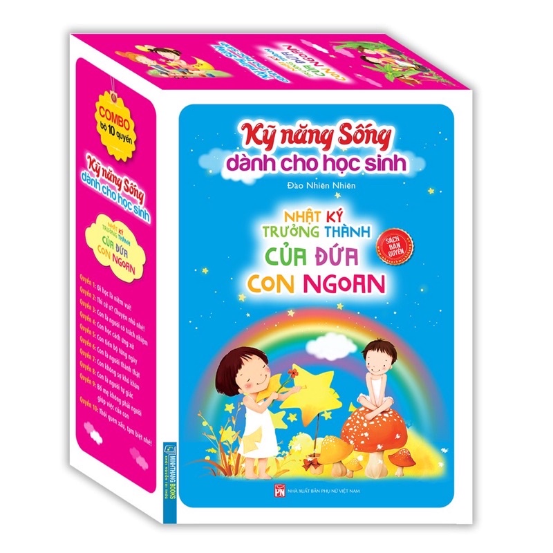 Sách - Hộp 10 cuốn nhật ký trưởng thành của đứa con ngoan