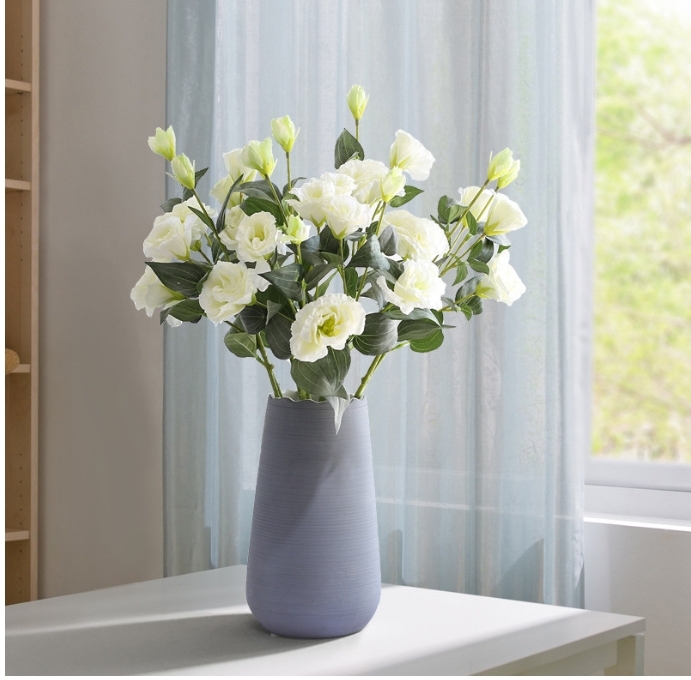 Hoa giả/Cành cát tường NHƯ Ý 3 bông 1 nụ