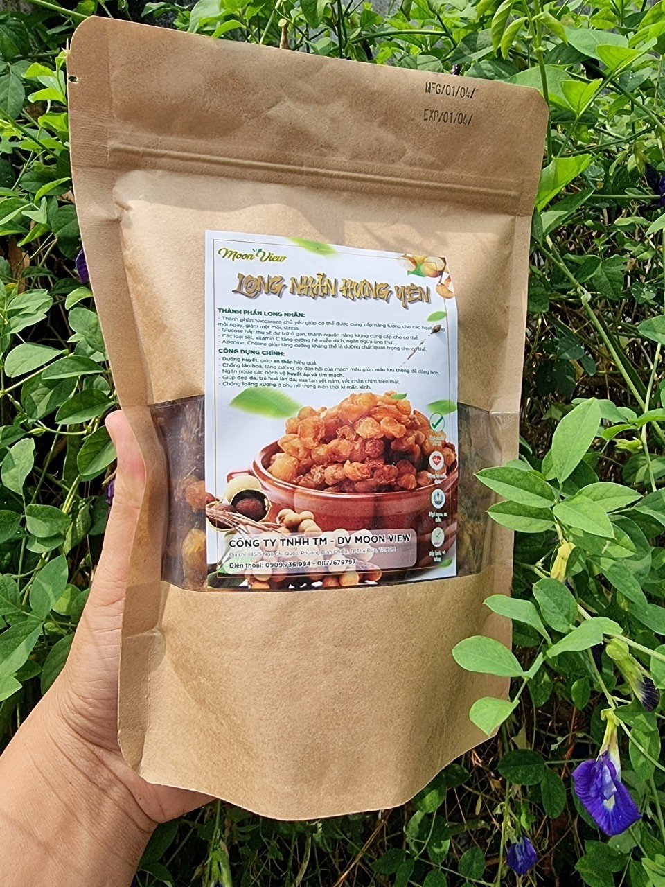 Long Nhãn Hưng Yên Hũ 500g Thương Hiệu Moon View