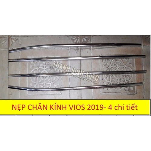 Ốp nẹp chân kính toyota vios 2019 - 2024 - vios 2019 - 2024