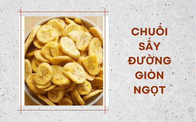 1KG Chuối Sấy Giòn Hàng Xuất Khẩu