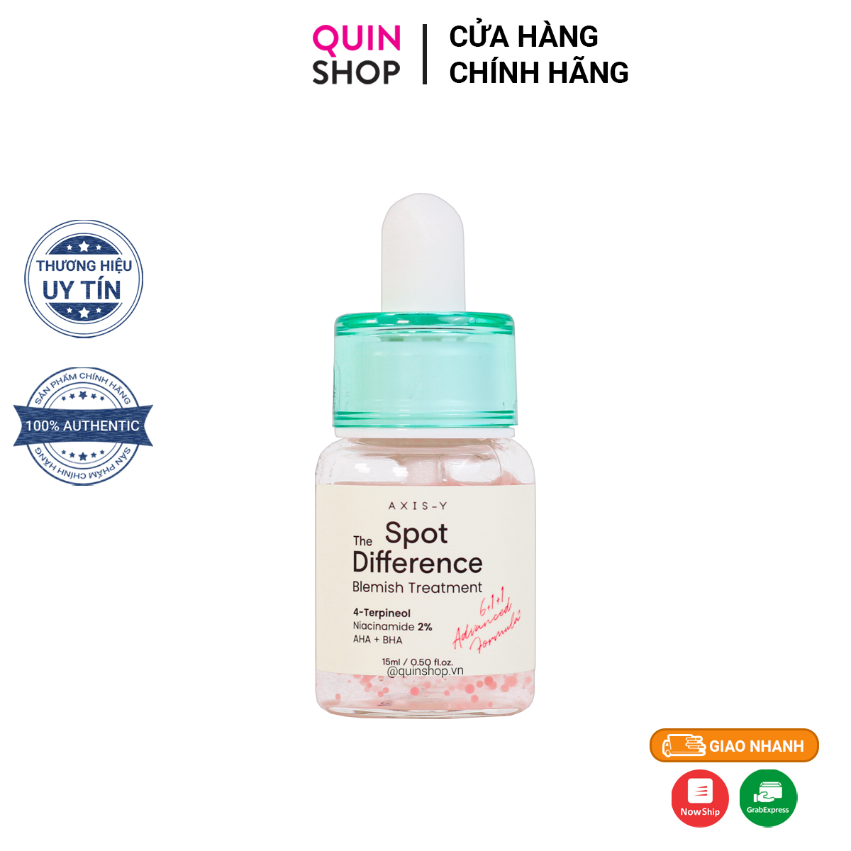Tinh chất giảm mụn, mờ thâm axis-y spot the difference blemish treatment