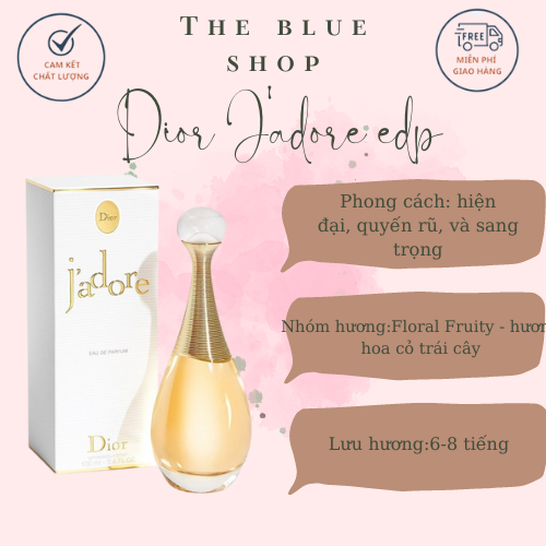 Nước hoa nữ jad0re edp mang mùi hương tinh tế, gợi cảm