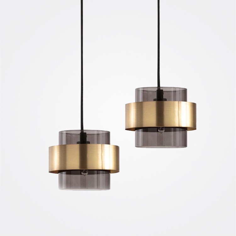 Đèn thả thủy tinh khói trang trí bàn ăn,phòng khách,phòng ngủ decor phong cách hiện đại,BH 36 tháng