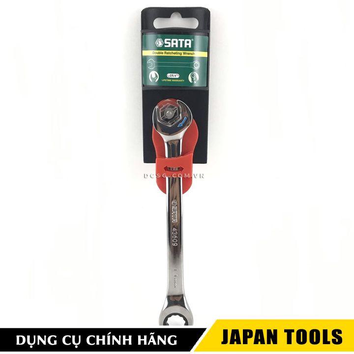 Cờ lê tự động 2 đầu vòng miệng 13mm sata 43609 | japan tools