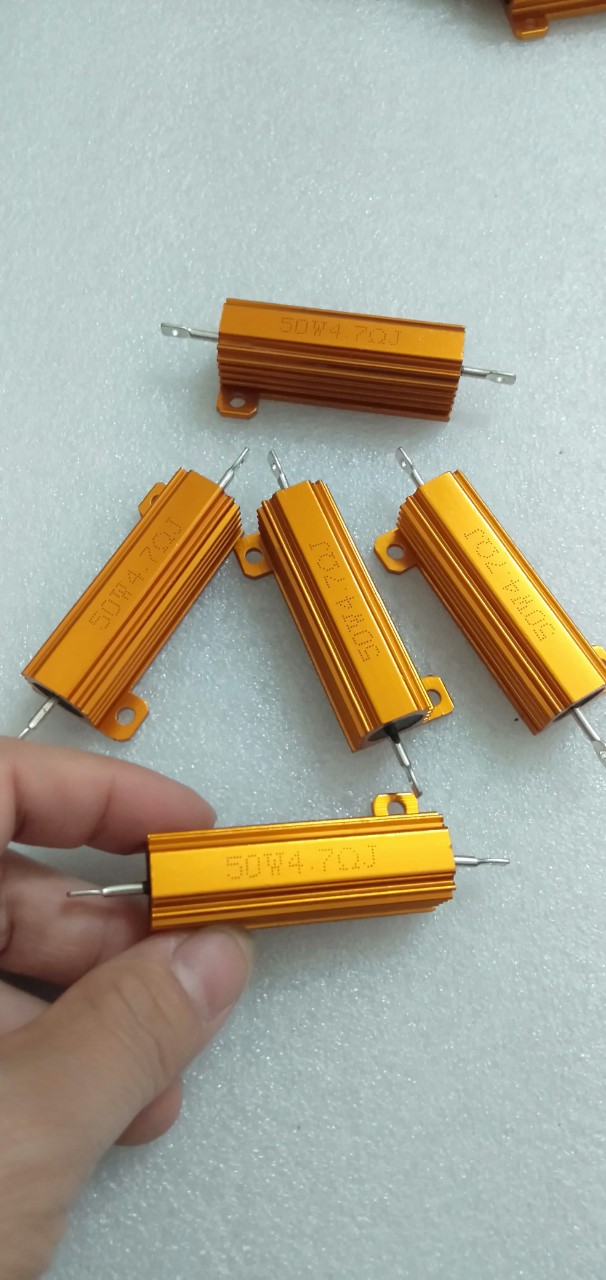 2 Điện trở nhôm 4.7om 50w