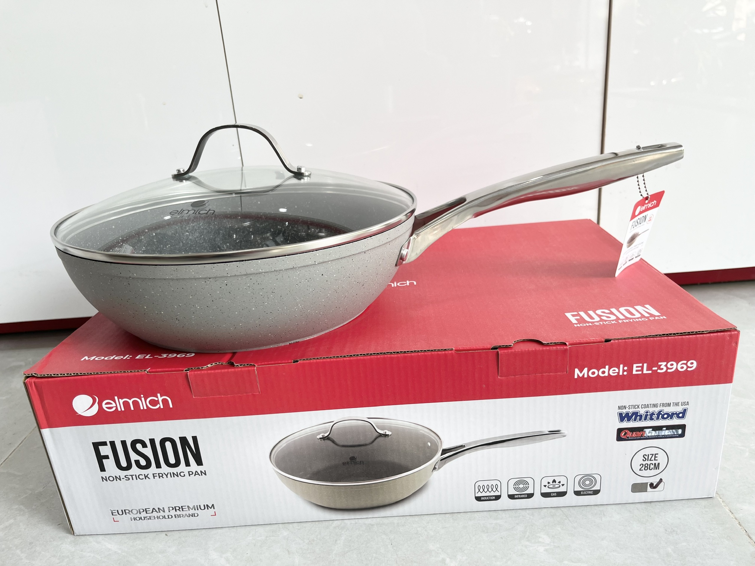 Chảo xào chống dính Elmich fusion EL-3969 size 28cm