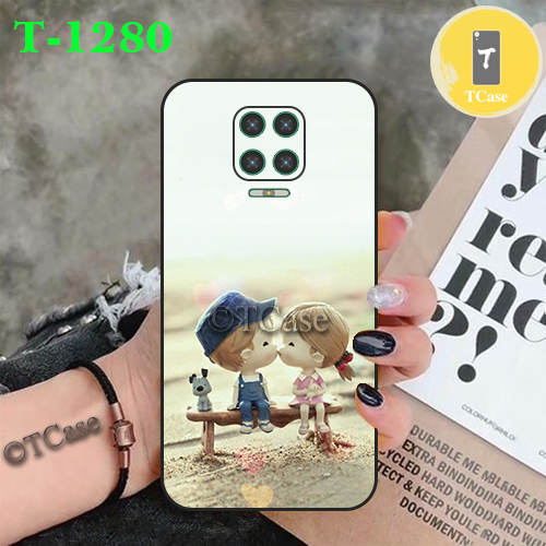 [HCM]Ốp lưng Vsmart Aris/ Aris Pro dẻo đen in hình Couple cute