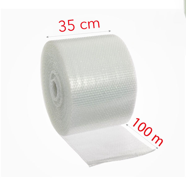 1 cuộn xốp hơi, xốp nổ 35cm x 100m