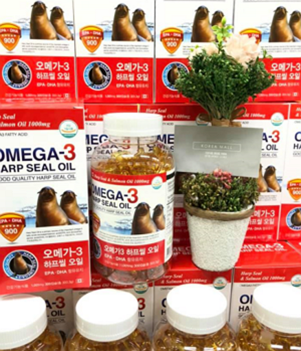 Tinh Dầu 2 HC Omega 3 Hàn Quốc - Màu Đỏ