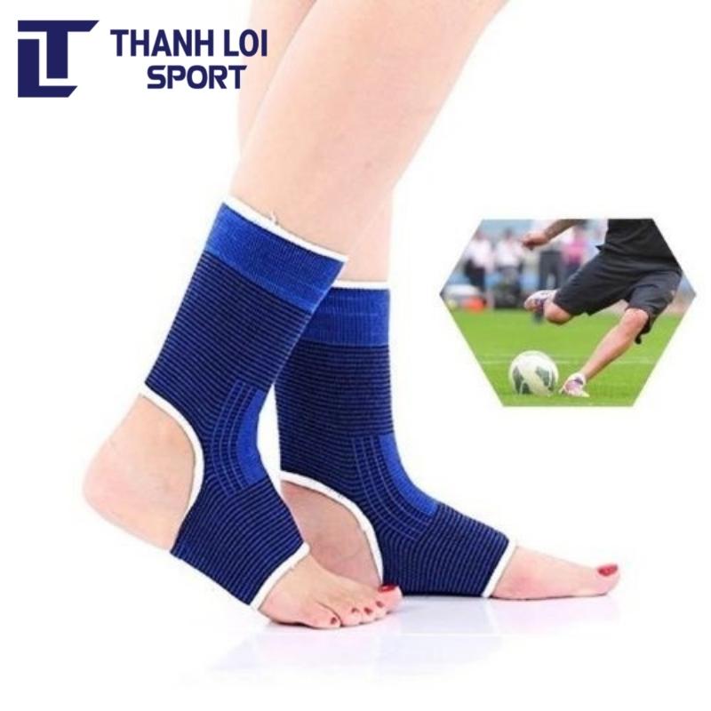 Bó gót, bó cổ chân, băng gót chân, băng bảo vệ cổ chân, mắt cá chân thể thao cao cấp bóng đá cho nam nữ. xanh