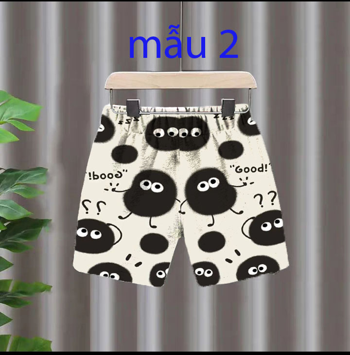Quần đùi hình cho bé gái 300405 siêu cute size từ 9 đến 57kg KHÁNH KHIÊM SHOP