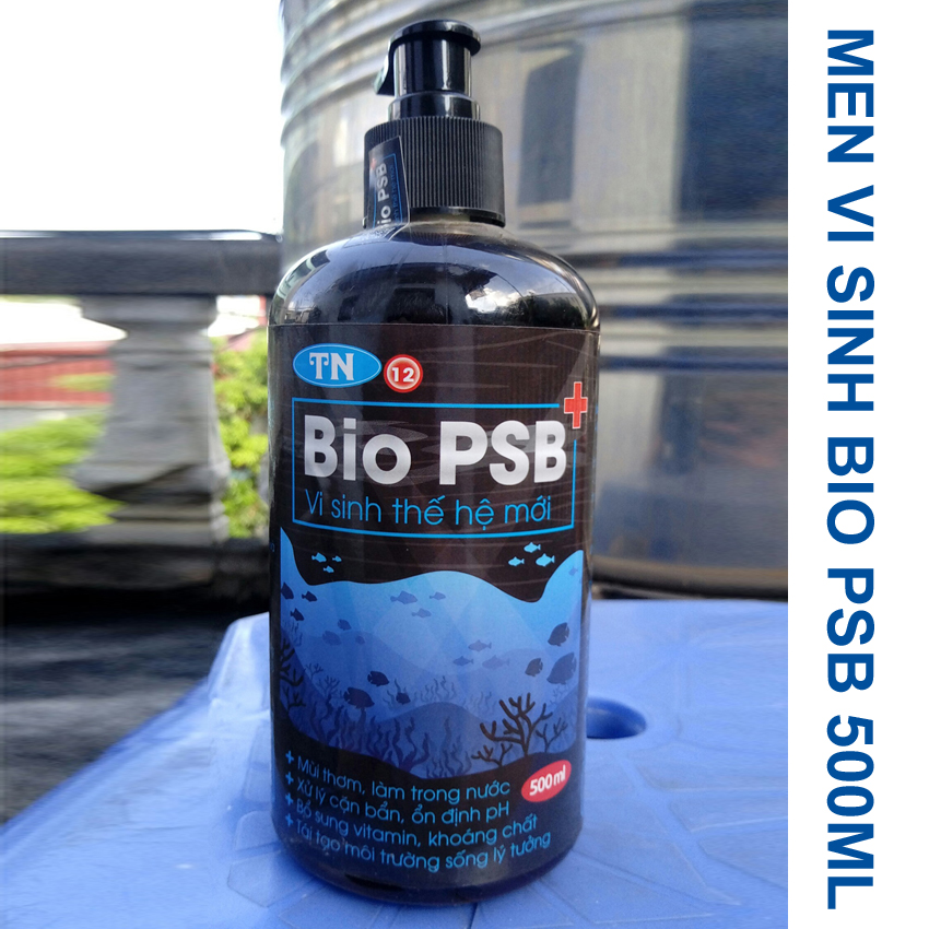 Vi sinh hồ cá bio psb 500ml cao cấp cho hồ cá cảnh, bể cá cảnh thuỷ sinh.