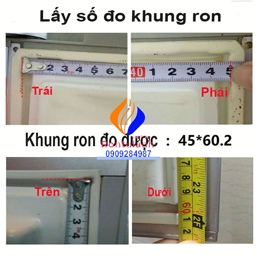 Ron cửa cho tủ lạnh sharp model sj-169s-ds